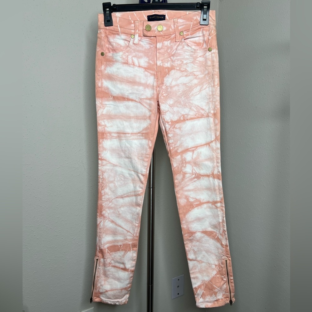 NWT Ramy Brook Katie Mid Rise moto jeans